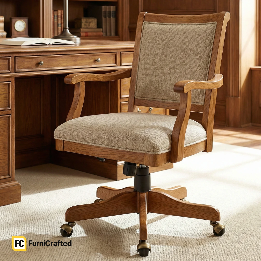 atlas wooden office chair – solid wood chair for home & office atlas wooden office chair – solid wood chair for home & office