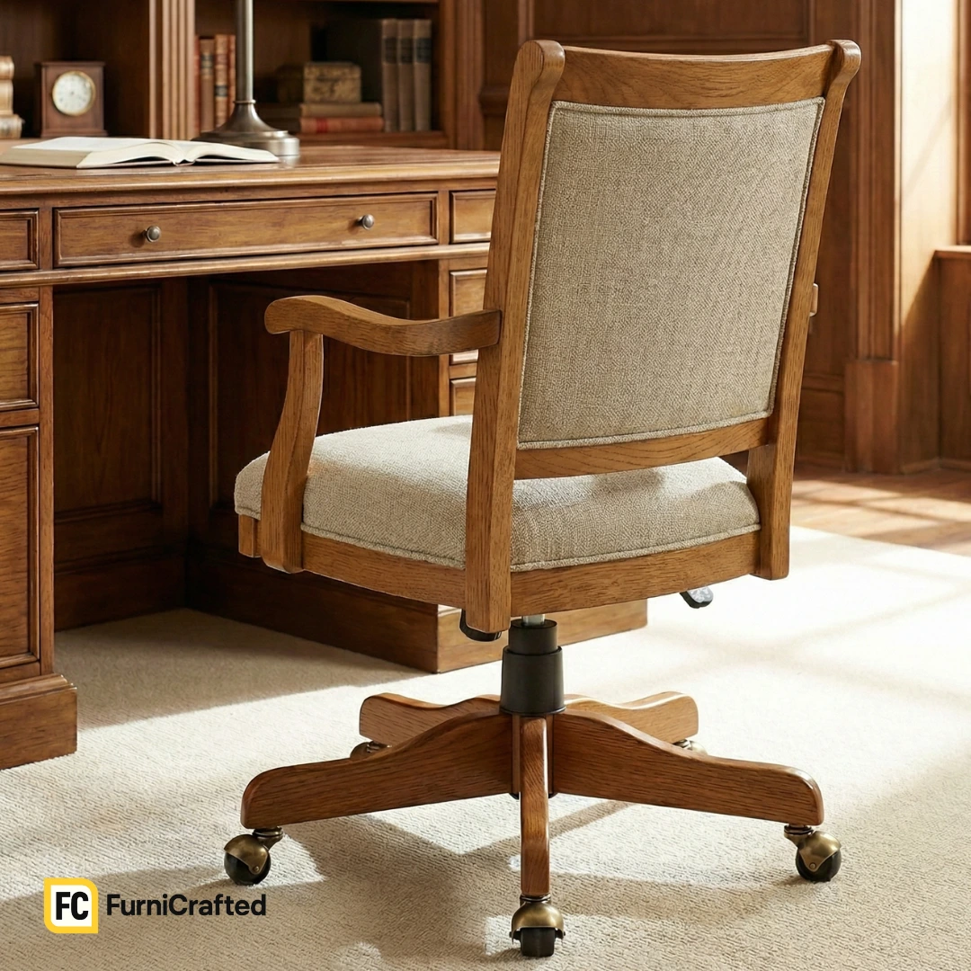 atlas wooden office chair – solid wood chair for home & office atlas wooden office chair – solid wood chair for home & office