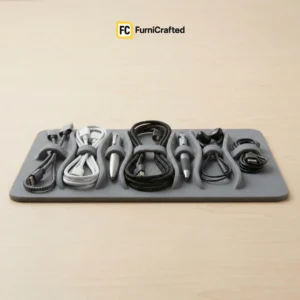 flexicable desk organizer – cable management solution for clean & tidy workspaces
