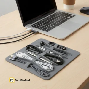 flexicable desk organizer – cable management solution for clean & tidy workspaces